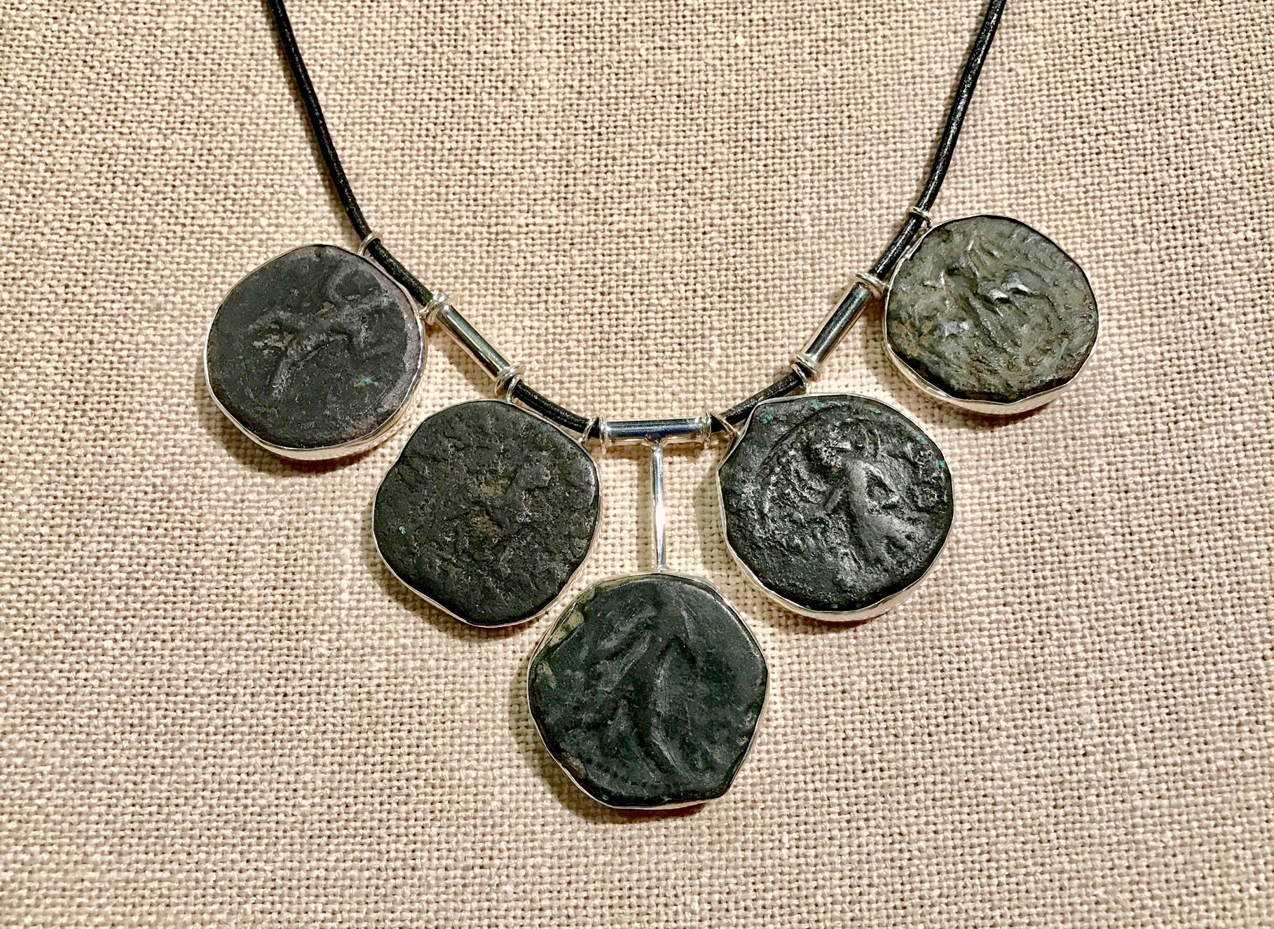 2000 Year Old Coins - Kushan Empire Antiques into Jewelry