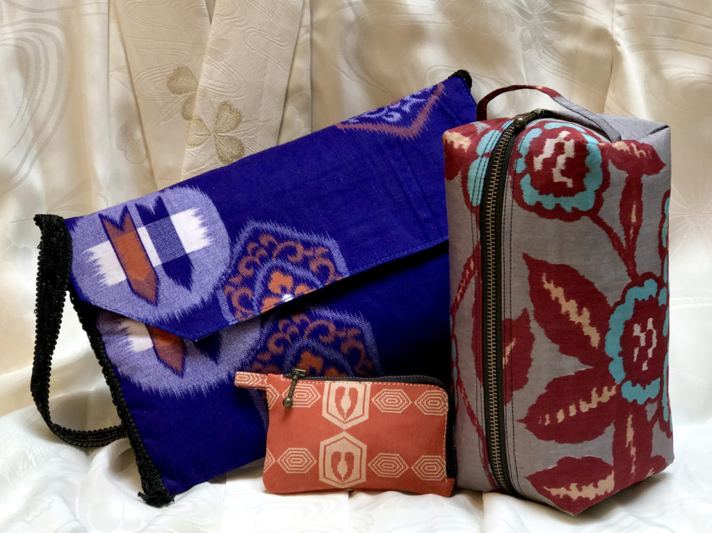 Japanese Kimono Fabric Accessories. From Vintage to Modern - Introducing Our New Line of  Custom Designs Bags.
