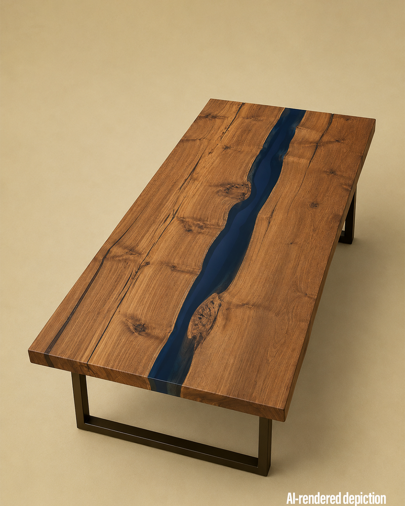 Book Matched Teak Slab