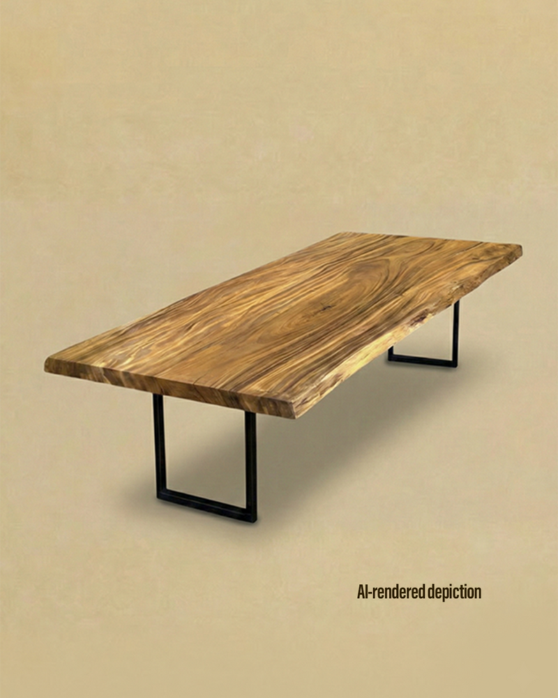 Acacia Wood with Straight Edges 2