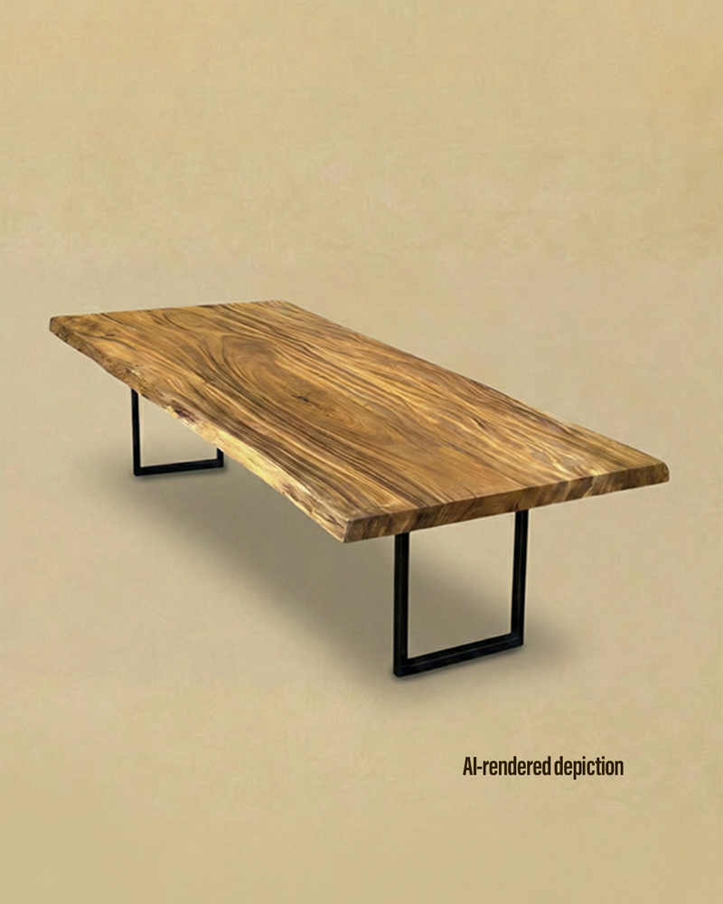 Acacia Wood with Straight Edges 2
