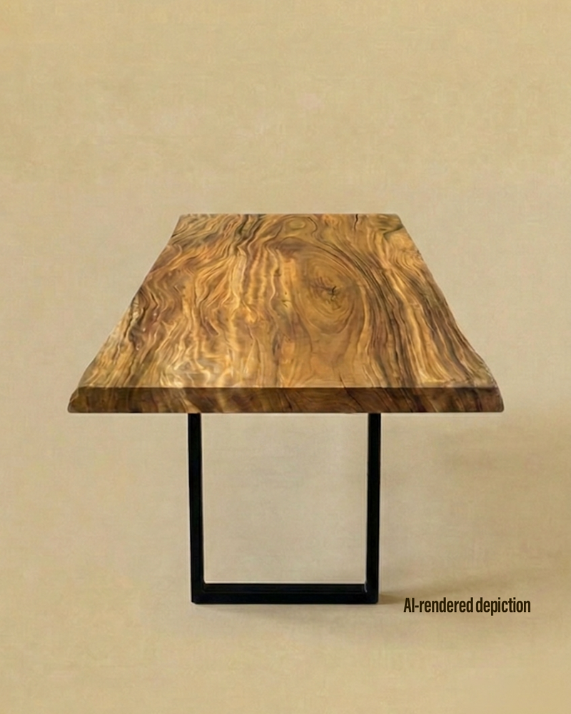 Acacia Wood with Straight Edges 2