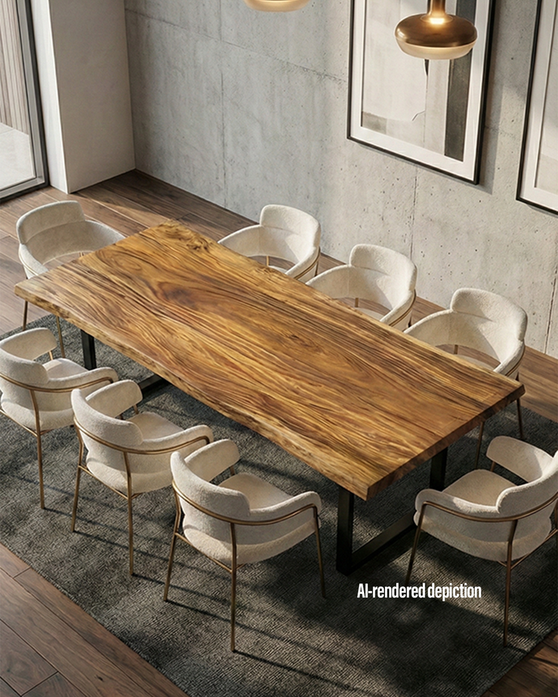 Acacia Wood with Straight Edges 2