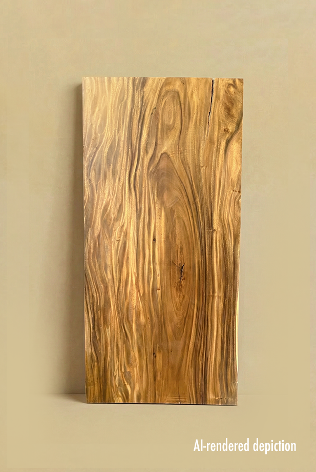 Acacia Wood with Straight Edges 2