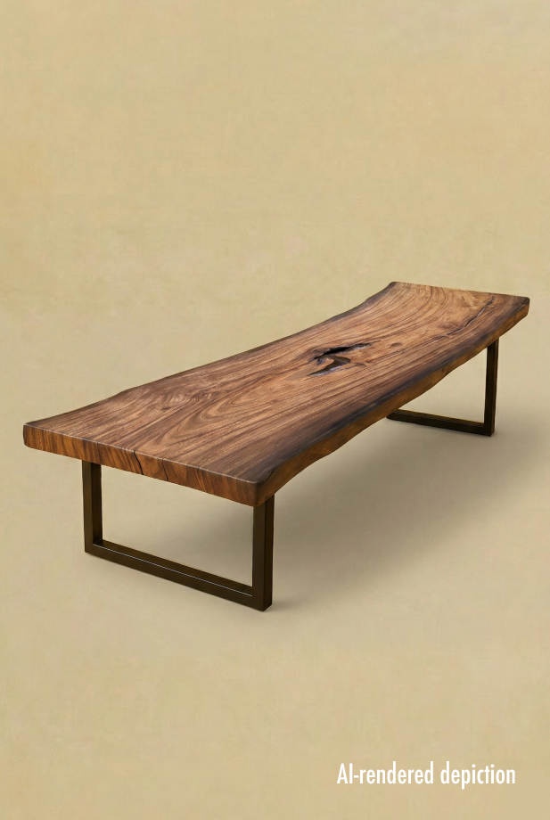 Acacia Live Edge Butterflies