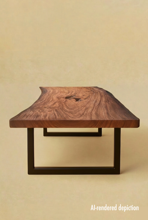 Acacia Live Edge Butterflies
