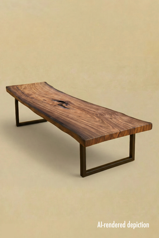 Acacia Live Edge Butterflies