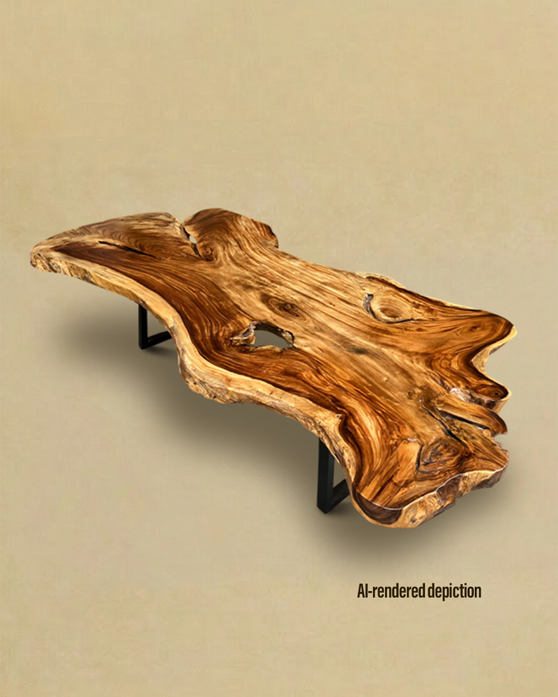 Acacia Wood with Live Edges 3