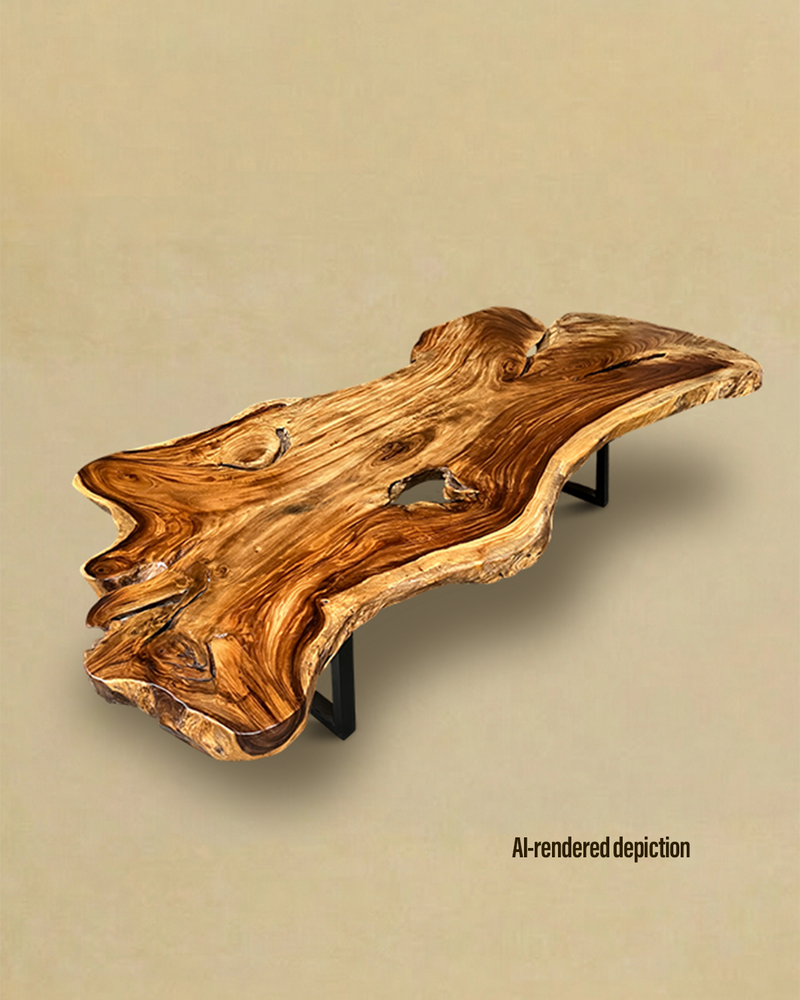 Acacia Wood with Live Edges 3