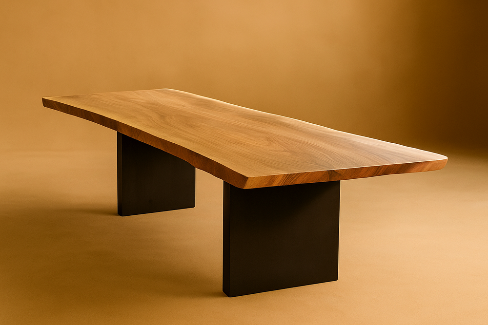 Steel Panel Legs / Hand Rubbed Oil Finish