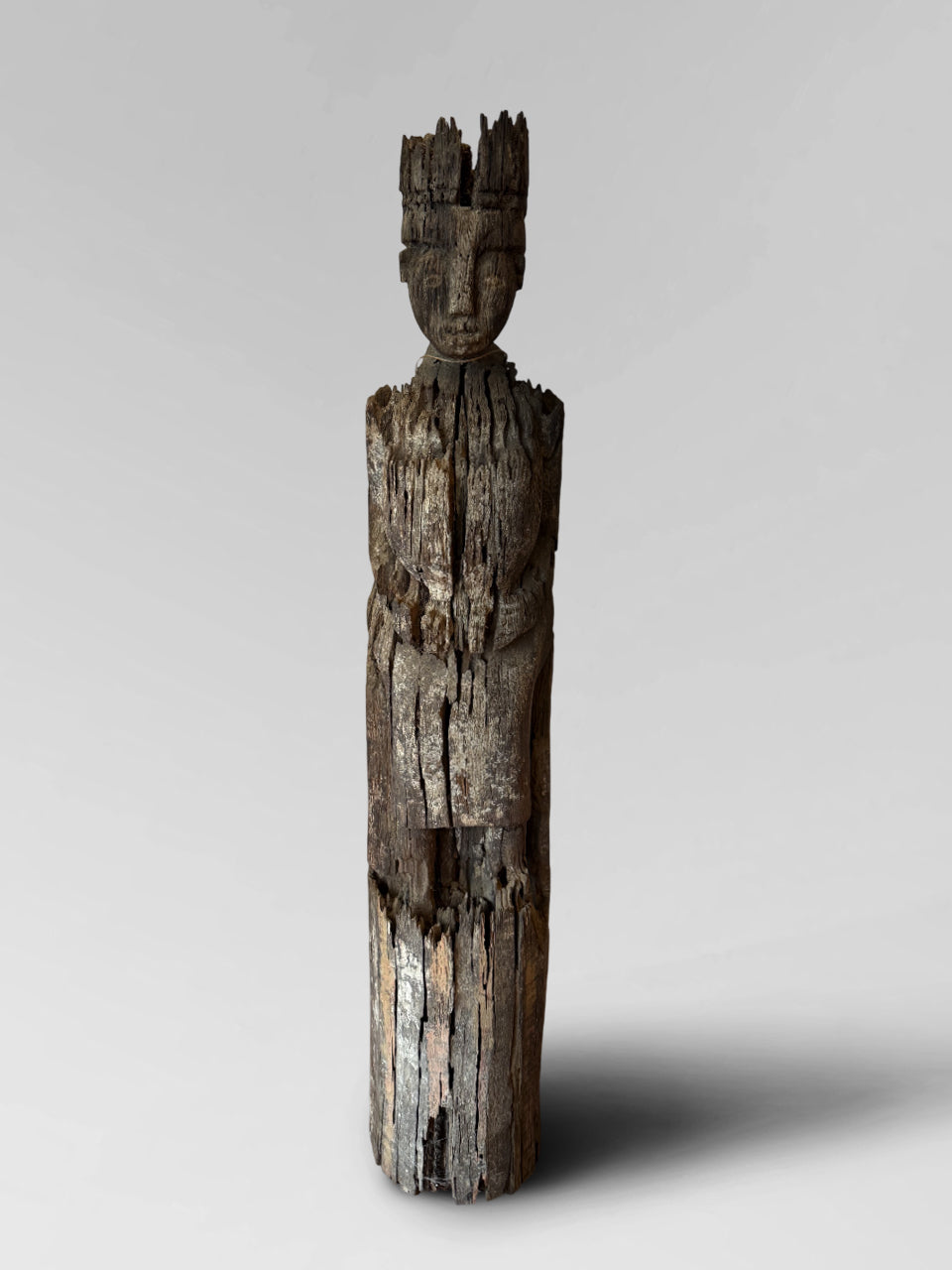 Dayak "Hamptong" tribal statue