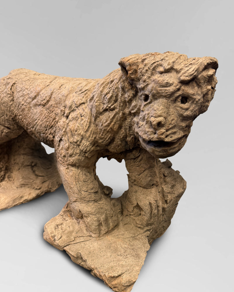 Javanese folk art tiger