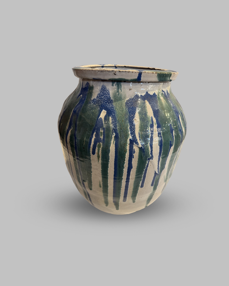 Shigaraki antique watermelon pot