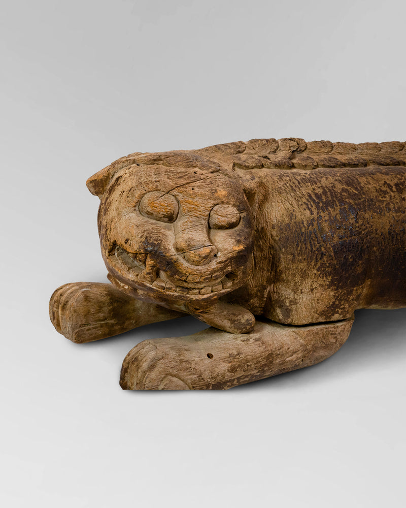Folk art Temple Lion from Thailand