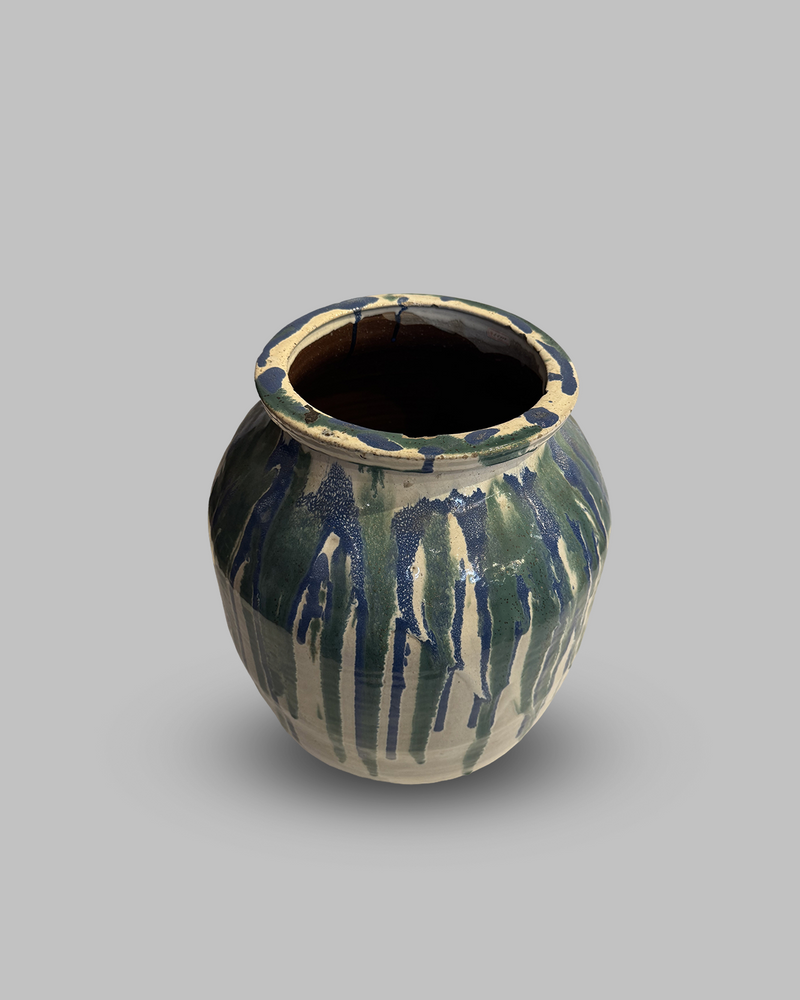Shigaraki antique watermelon pot