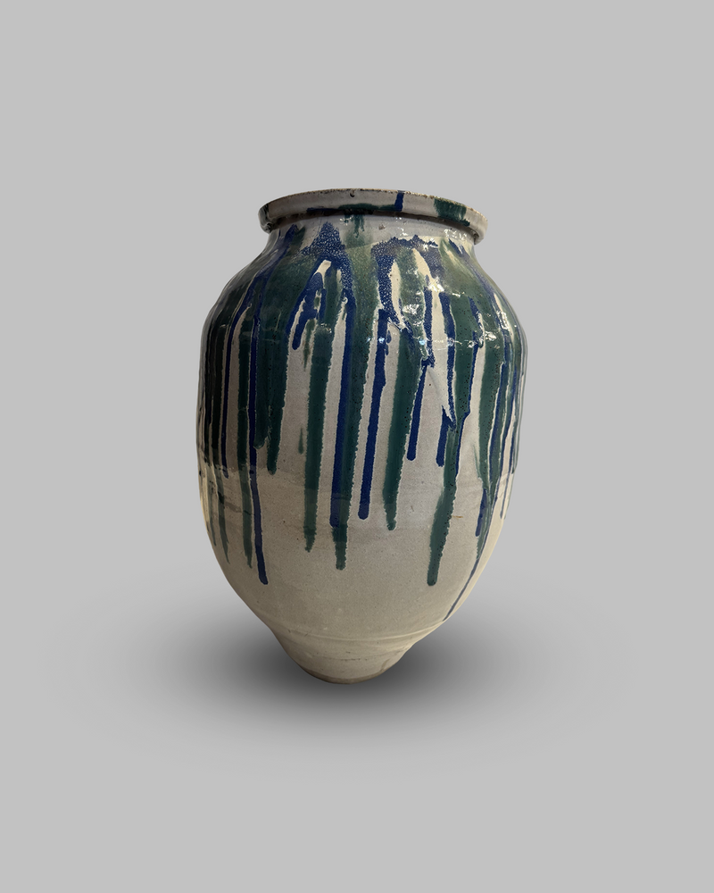 Shigaraki antique watermelon pot