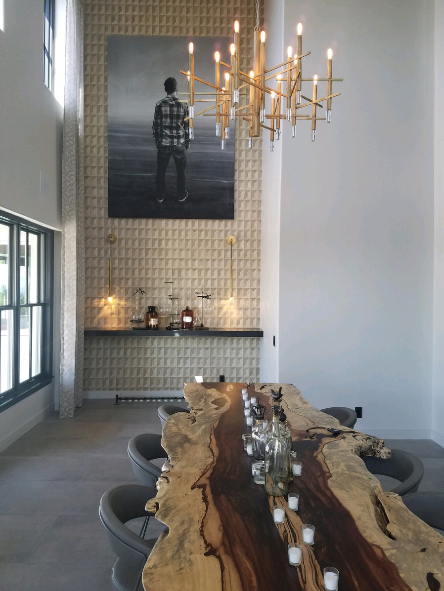 Live edge tamarind slab