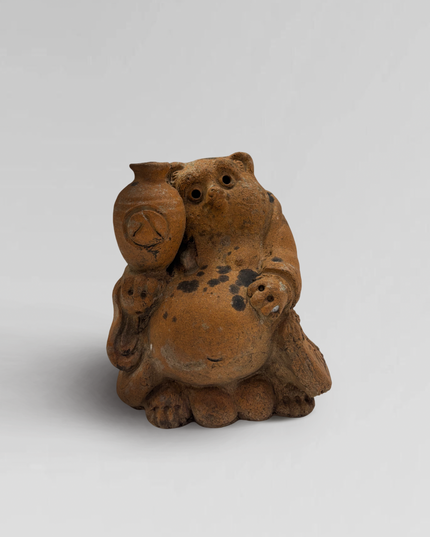 Vintage Japanese Handmade Ceramic Tanuki
