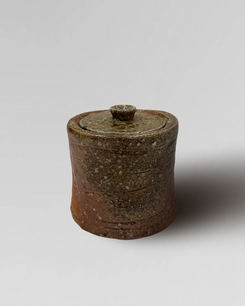 Japanese Glazed Ceramic Jar 1