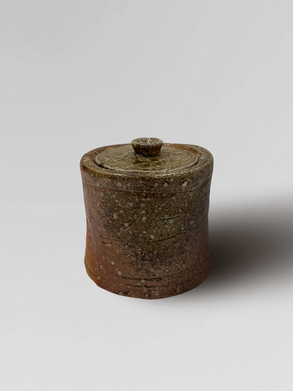 Japanese Glazed Ceramic Jar 1