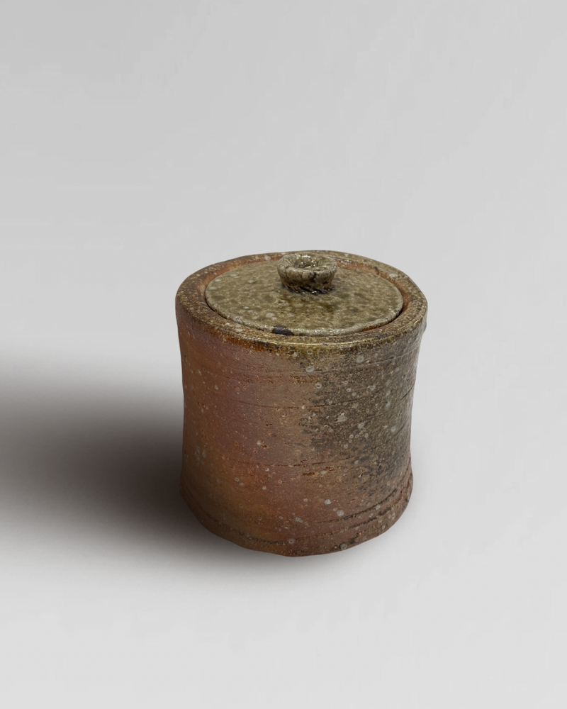 Japanese Glazed Ceramic Jar 1