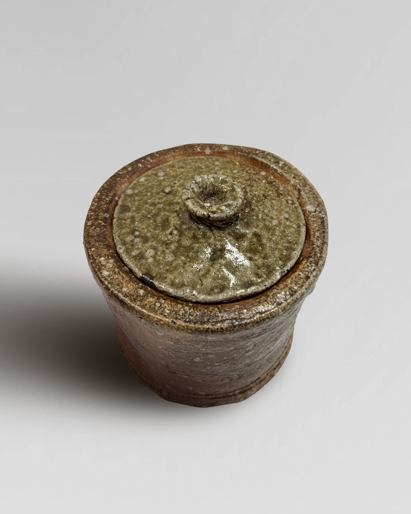 Japanese Glazed Ceramic Jar 1