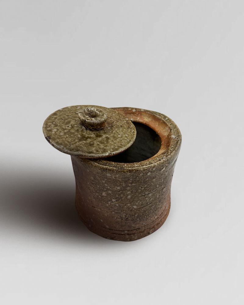 Japanese Glazed Ceramic Jar 1
