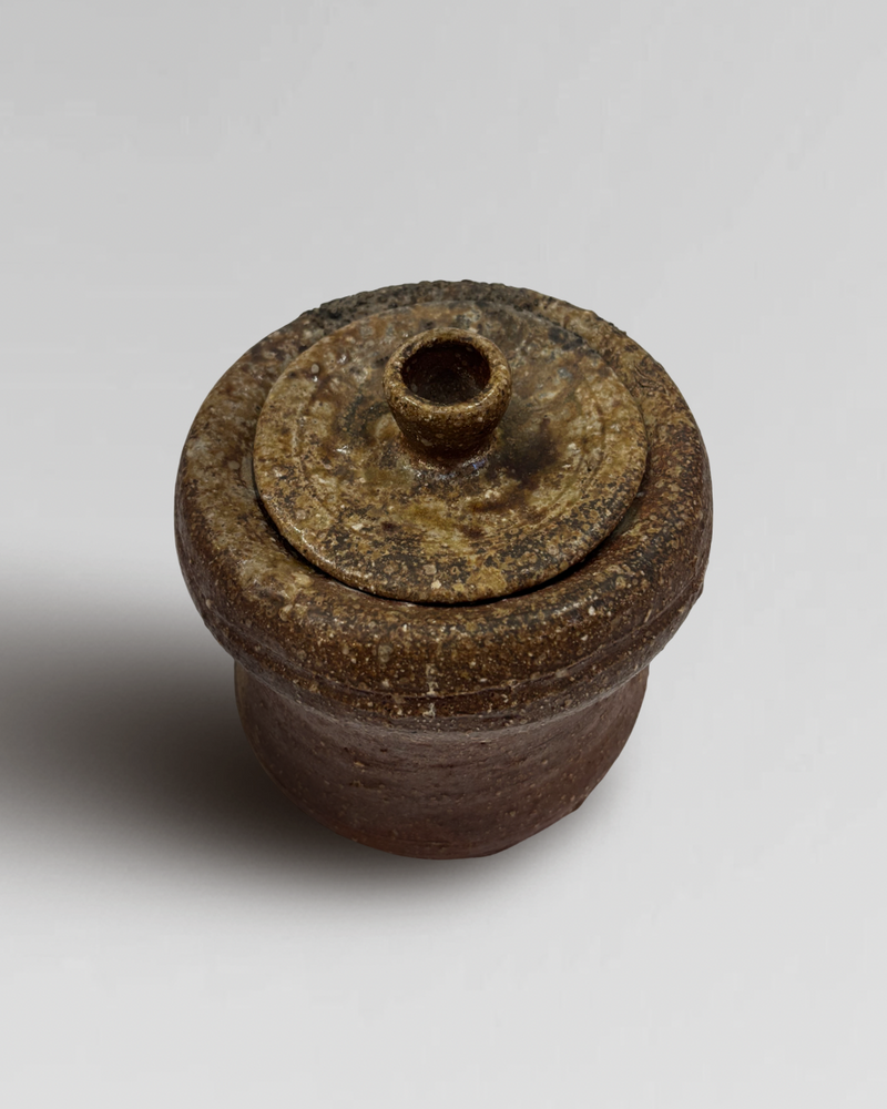 Japanese Glazed Ceramic Jar 2