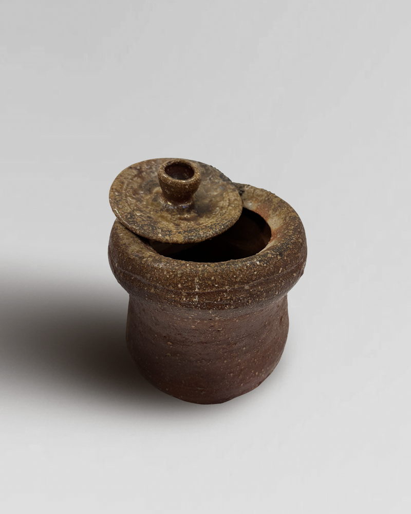 Japanese Glazed Ceramic Jar 2