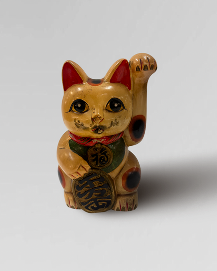 Vintage Japanese Maneki Neko