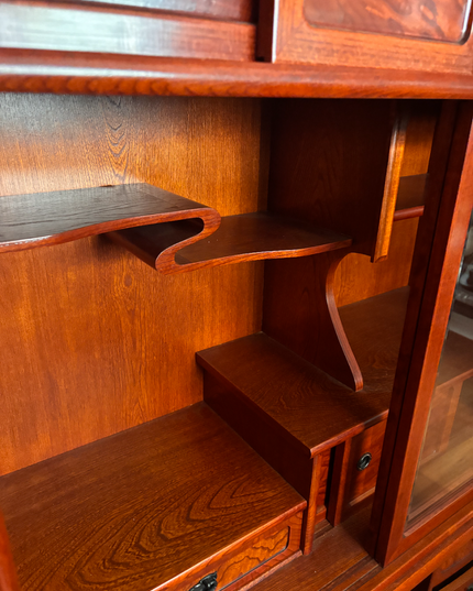 Antique two-section Japanese Cha Tansu for tea ceremony