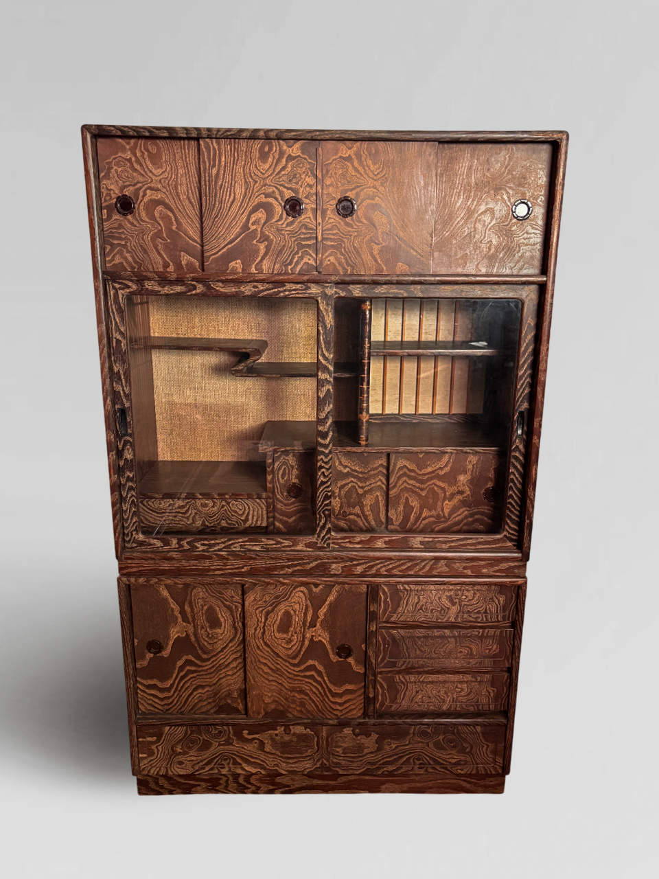 Two-section Japanese Cha Tansu