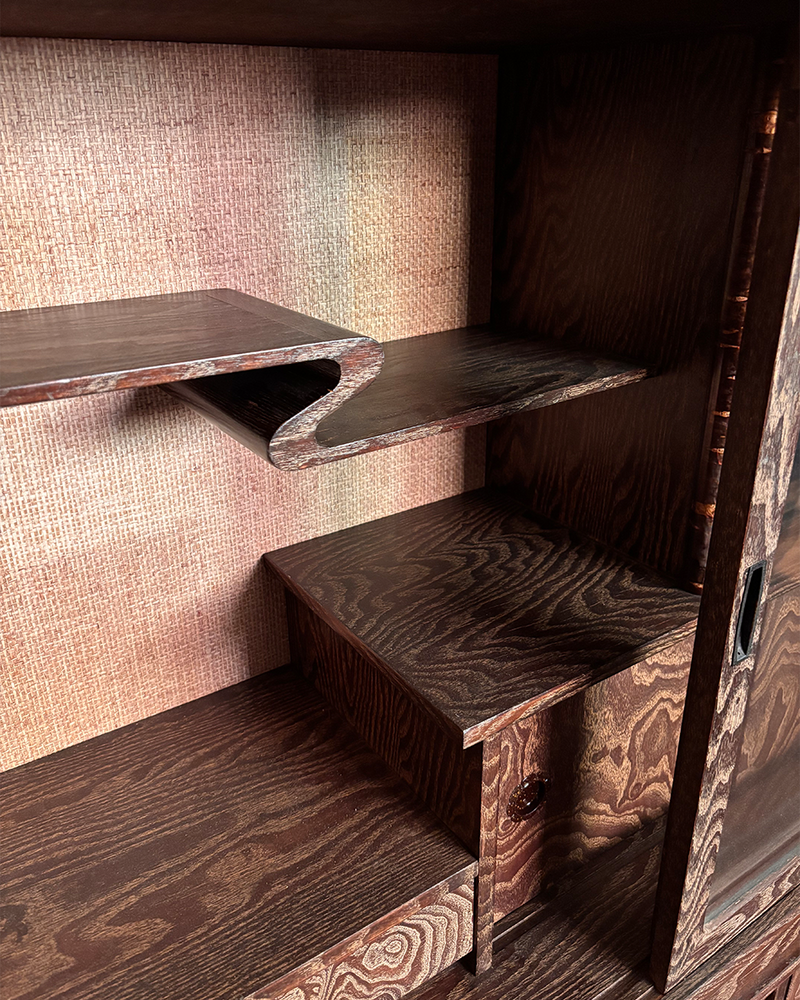 Two-section Japanese Cha Tansu