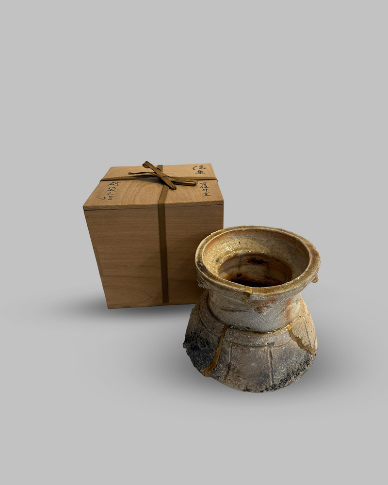 Mizusashi with Kintsugi