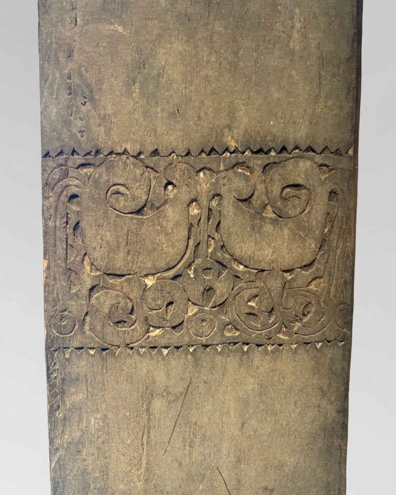Antique tribal door panel