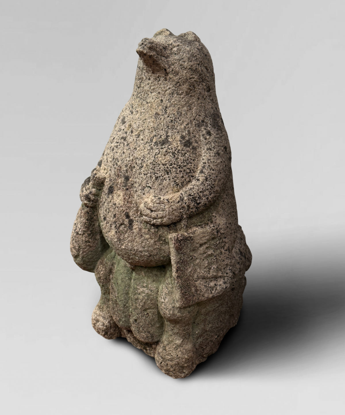 Granite Tanuki statue