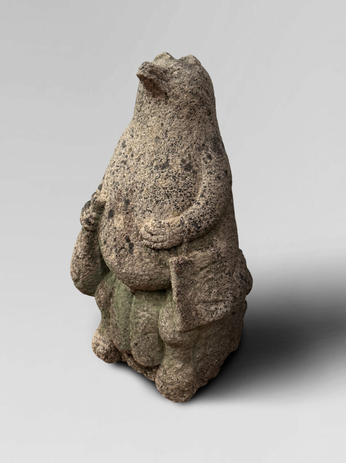 Granite Tanuki statue