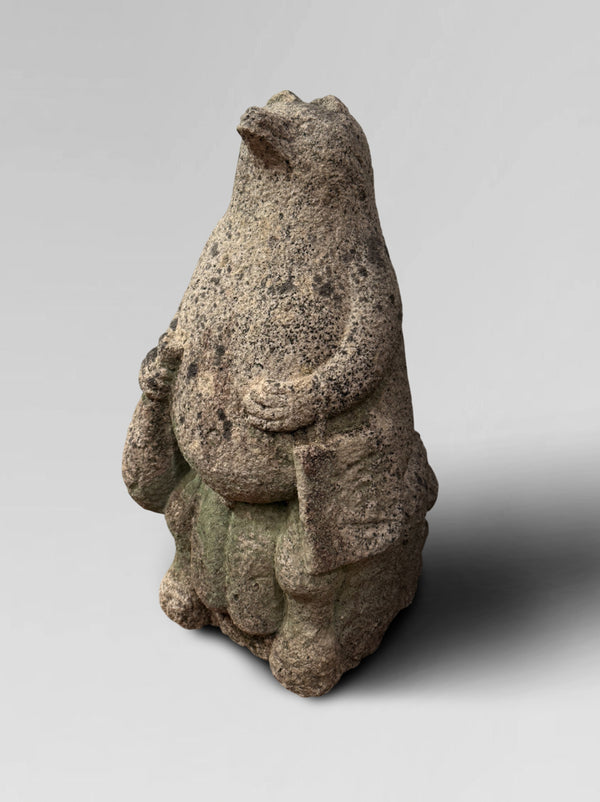 Granite Tanuki statue