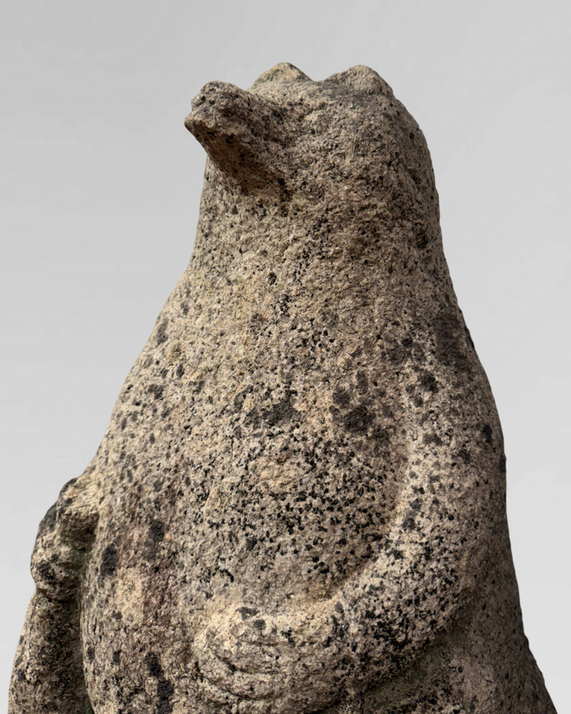 Granite Tanuki statue