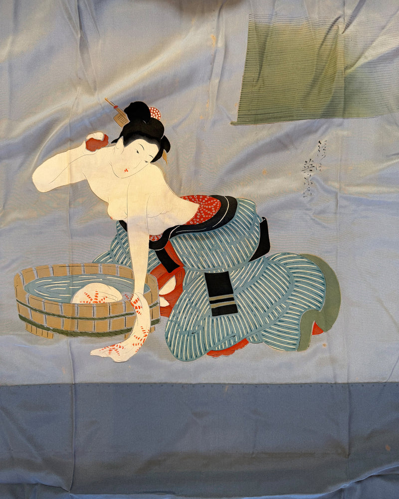 Very rare 1930's silk kimono