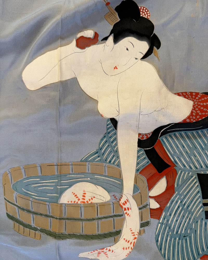 Very rare 1930's silk kimono