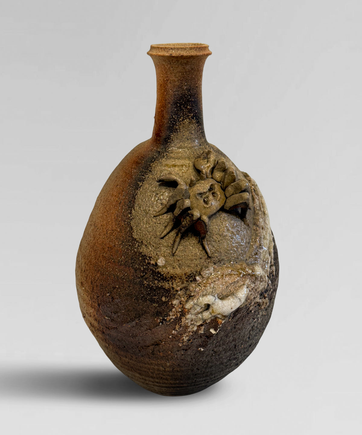 Signed vase from Shigaraki, Japan