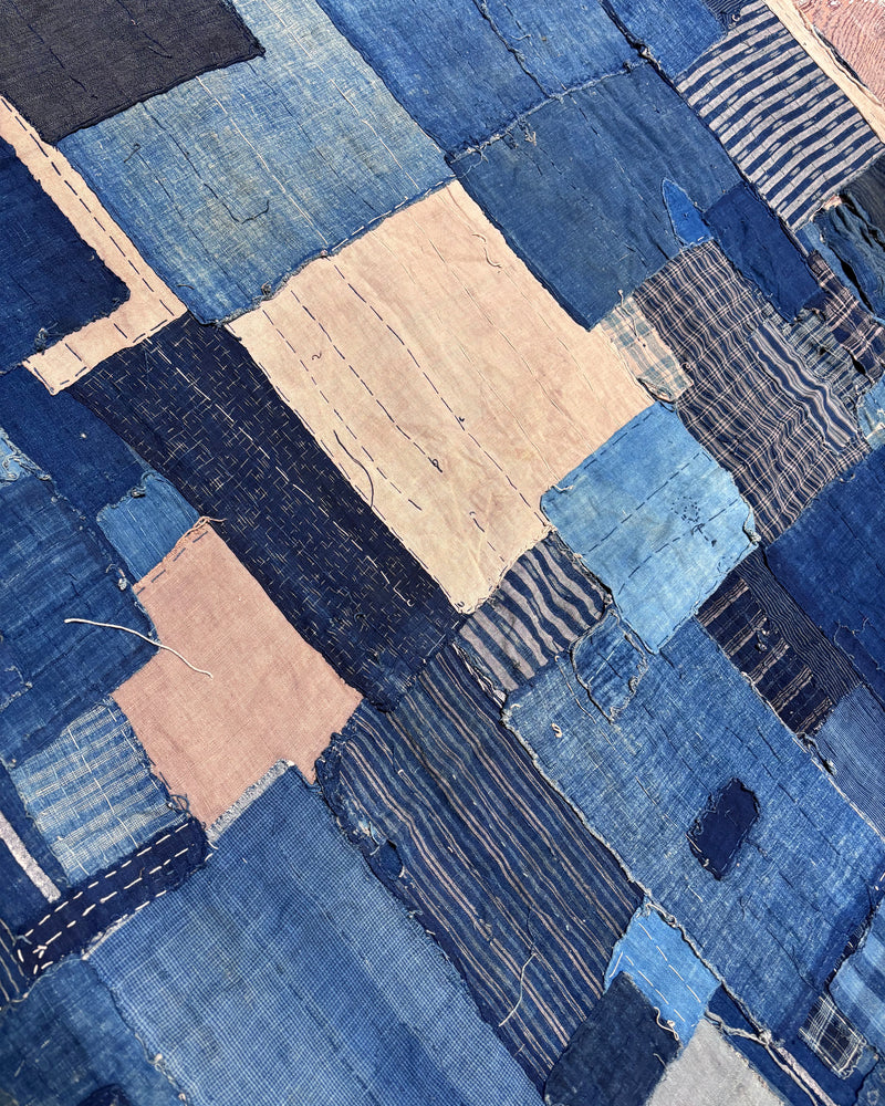 Boro patchwork futon cover
