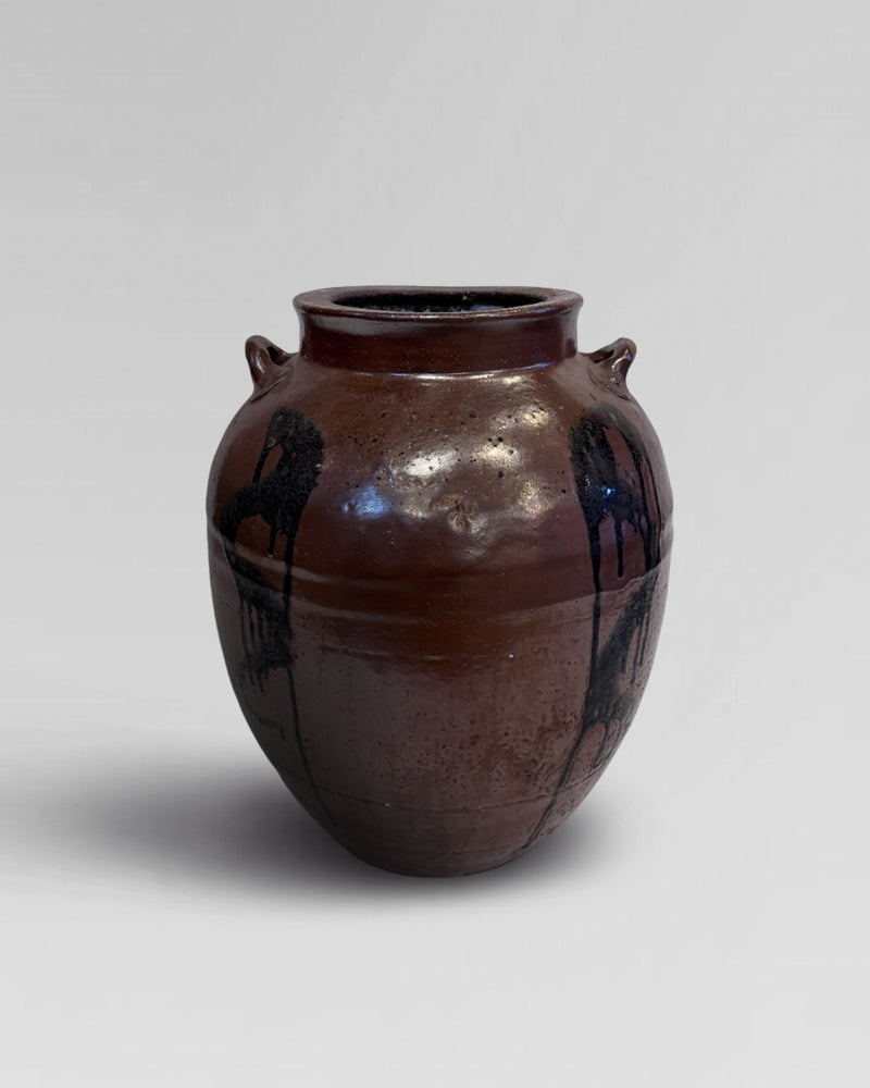 Large ceramic Tsubo storage jar 2