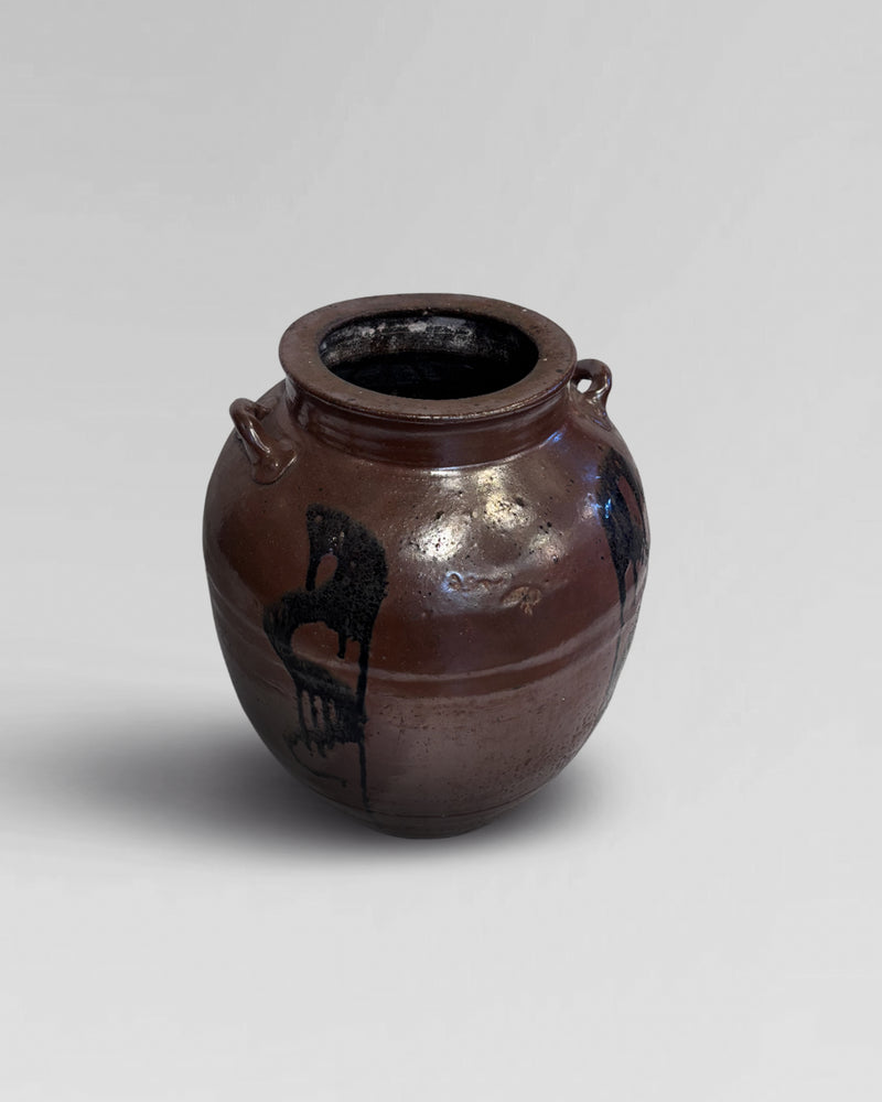 Large ceramic Tsubo storage jar 2