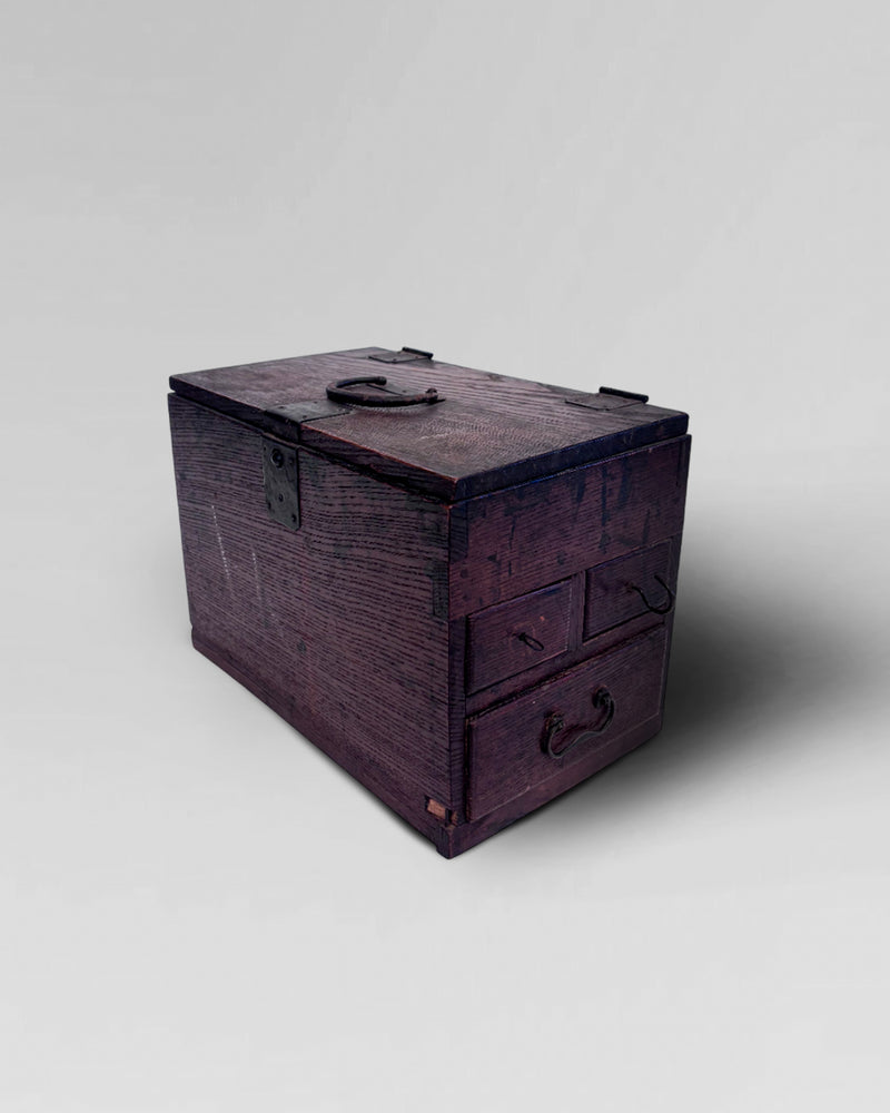 Antique Sumie ink painter's box 1