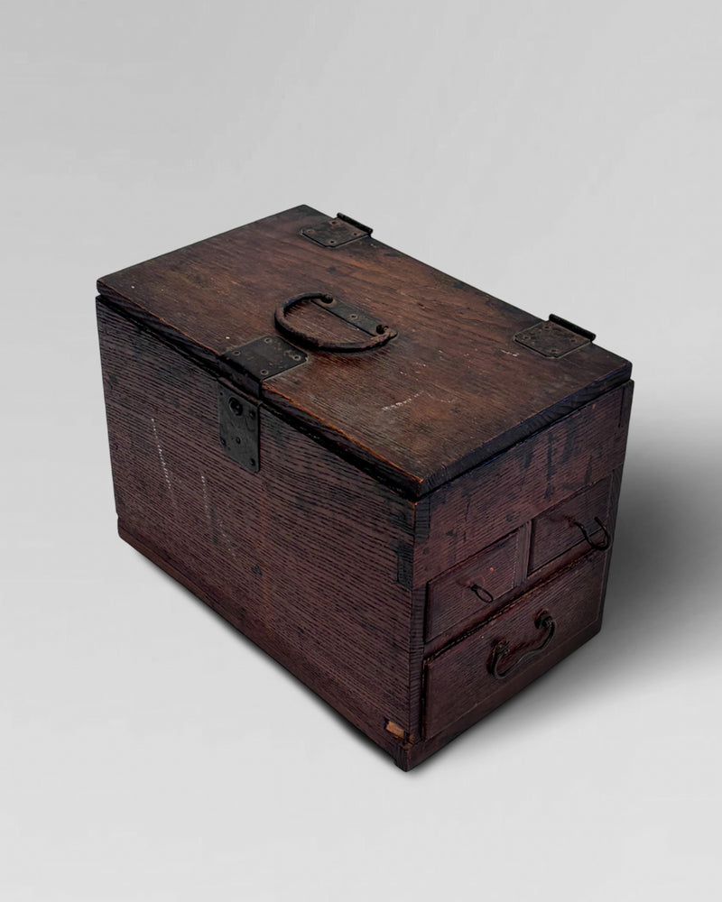 Antique Sumie ink painter's box 1