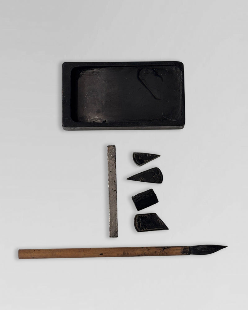 Antique Sumie ink painter's box 2