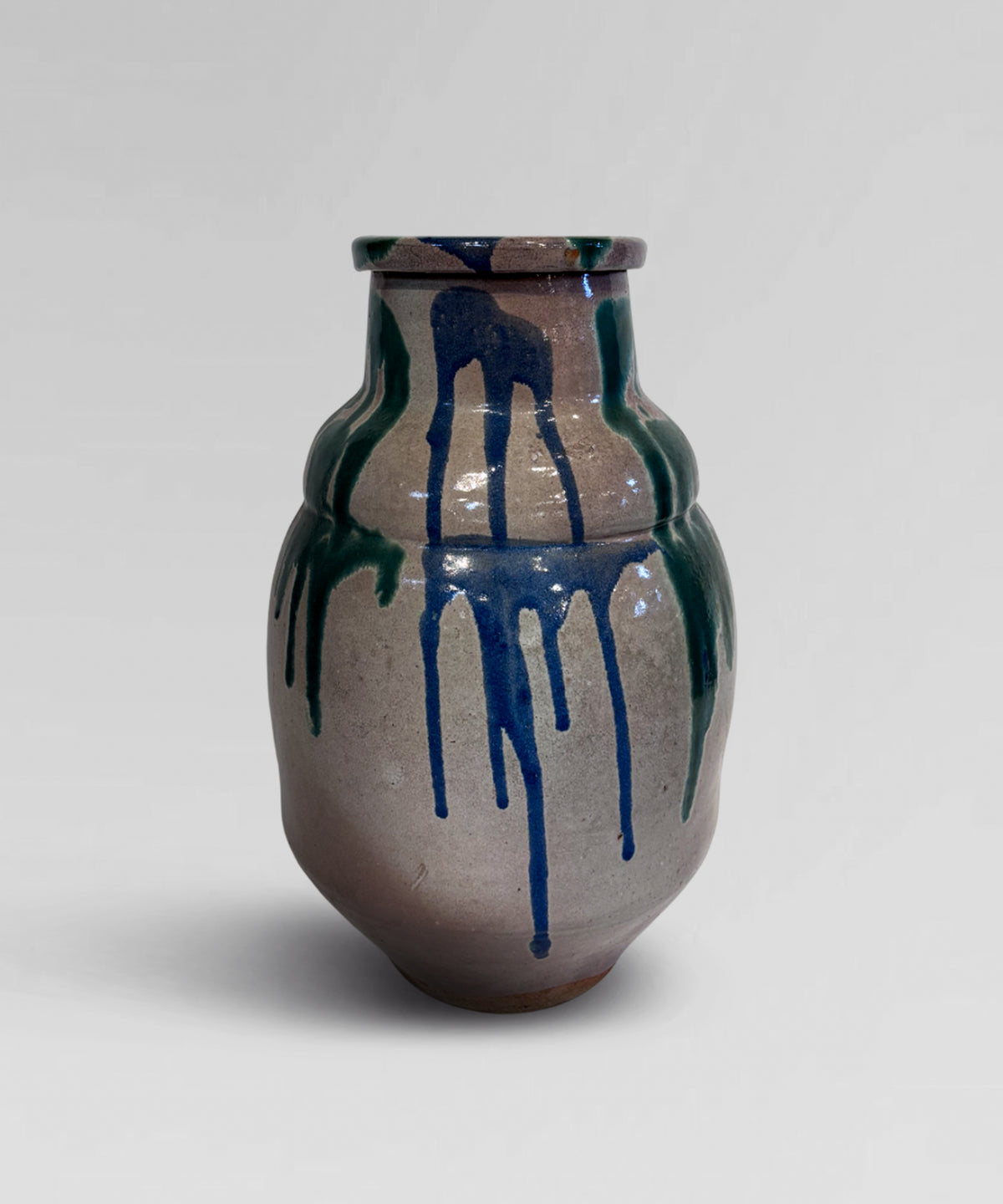 Large antique sake vessle, from Kyoto, Japan.