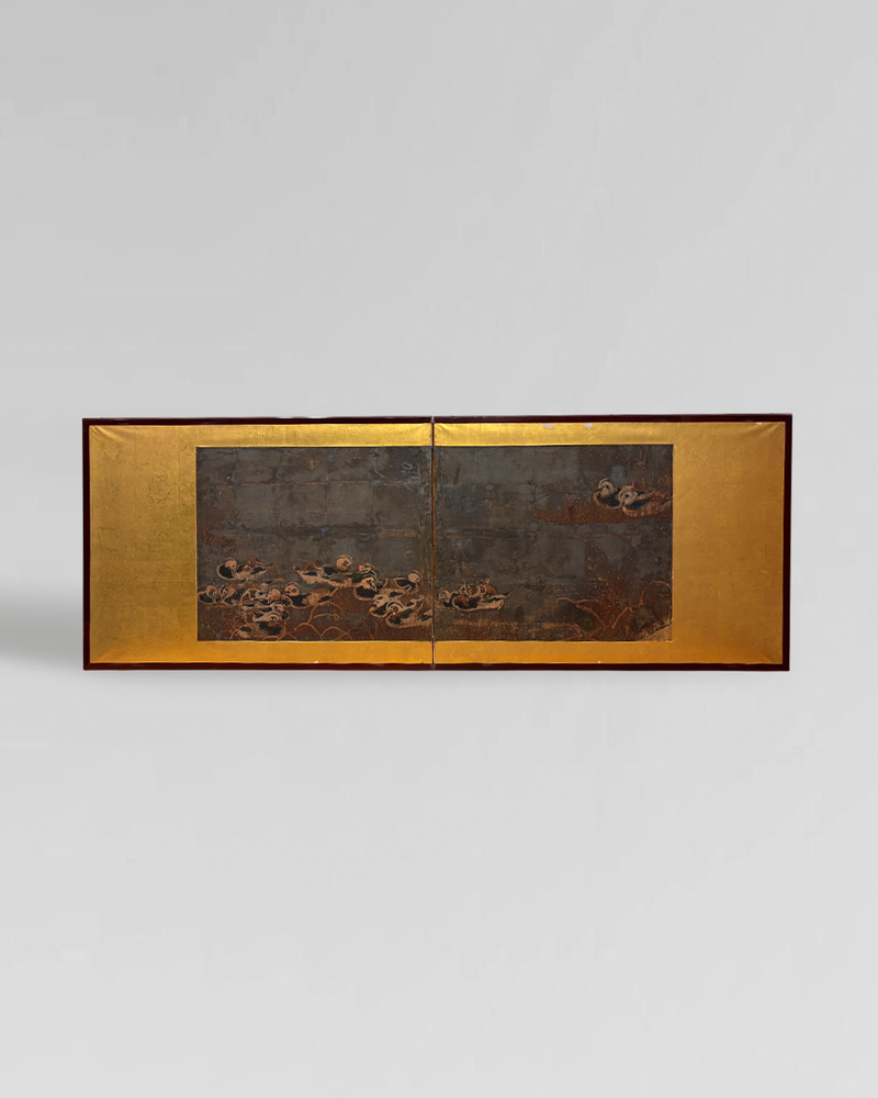 Japanese -Byobu- folding screen